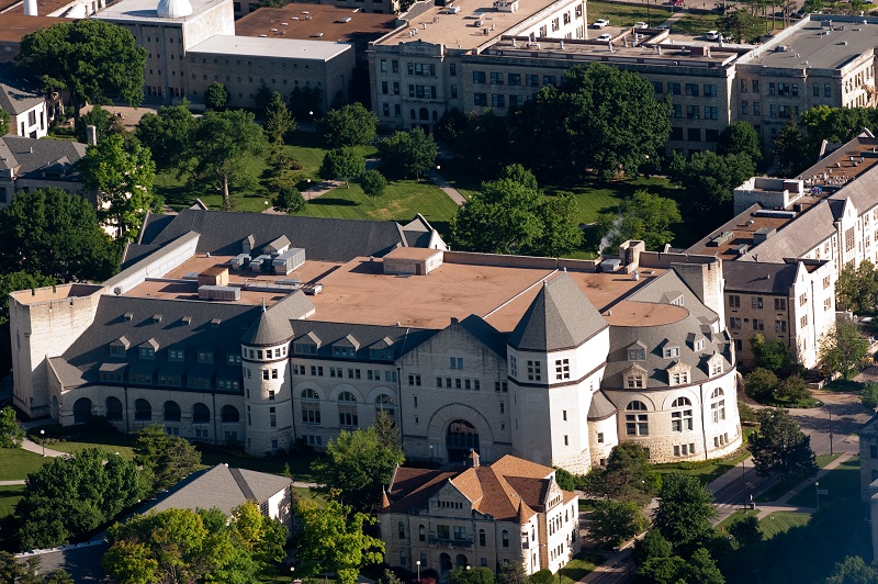 Anderson Hall in Fall